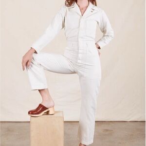 Big Bud Press White Long Sleeve Jumpsuit
